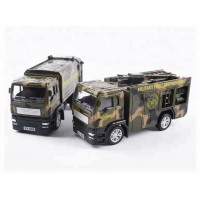 military pull back diecast 1/55 toys truck model for kids