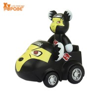 Lovely 2inch Toy  Car Bear Toy Gift  Mini Car Figure For Kids