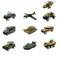 Unique Design Hot Sale 15 Pcs-pack Military Suits Diecast Metal Car Toys Models